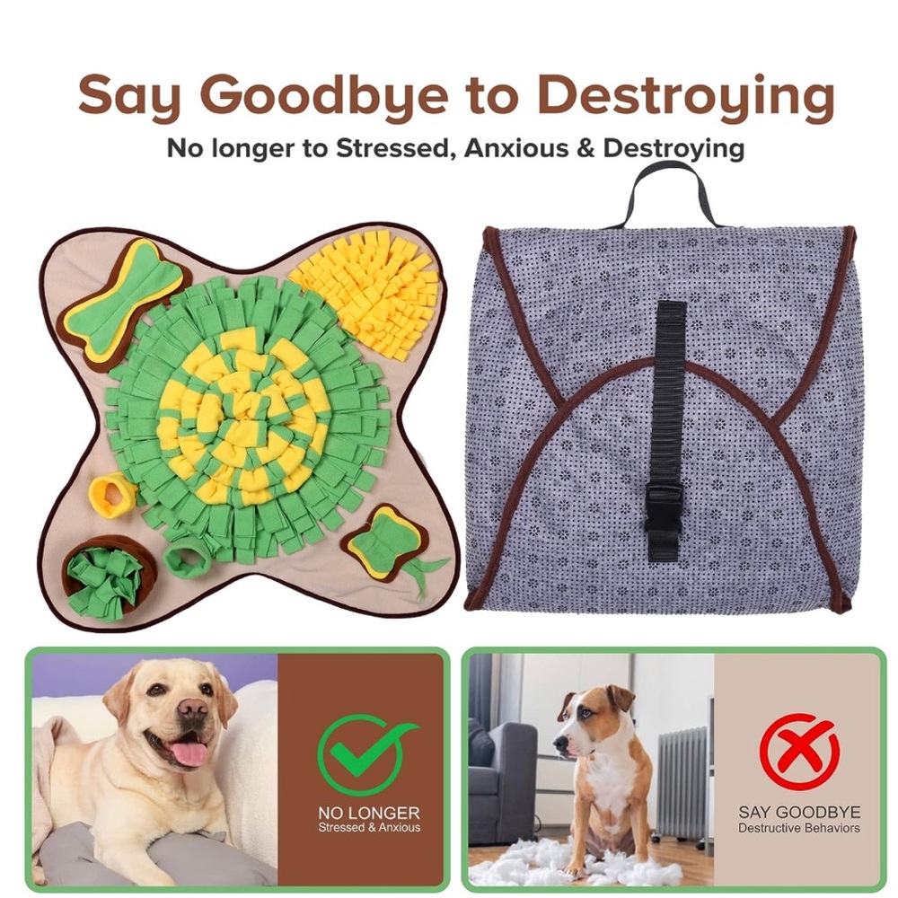 Large Snuffle Mat for Dogs Foldable - Picture 7 of 8